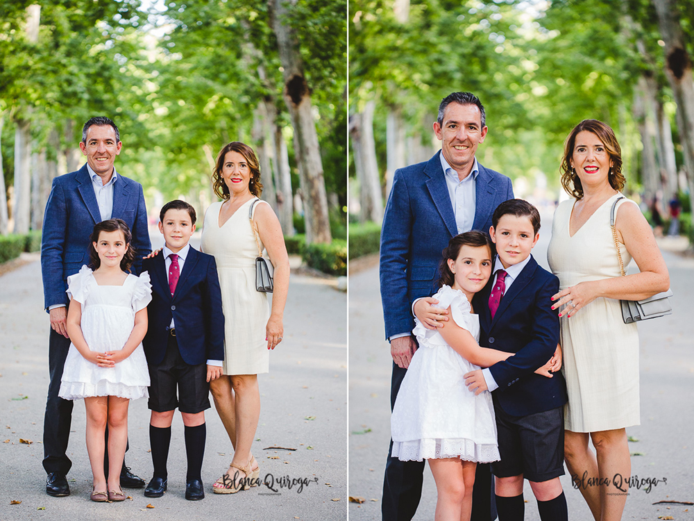 Blanca Quiroga. Fotografia comunion plaza de España y parque Maria Luisa en Sevilla