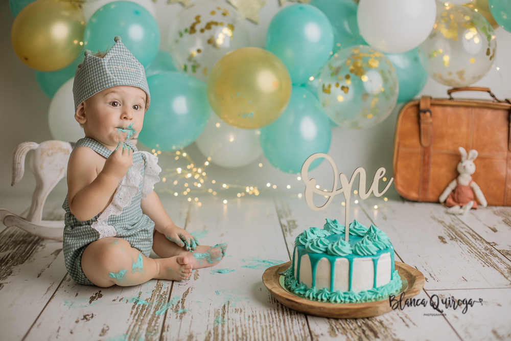 Blanca Quiroga. Fotografia 1º Cumpleaños estudio Sevilla