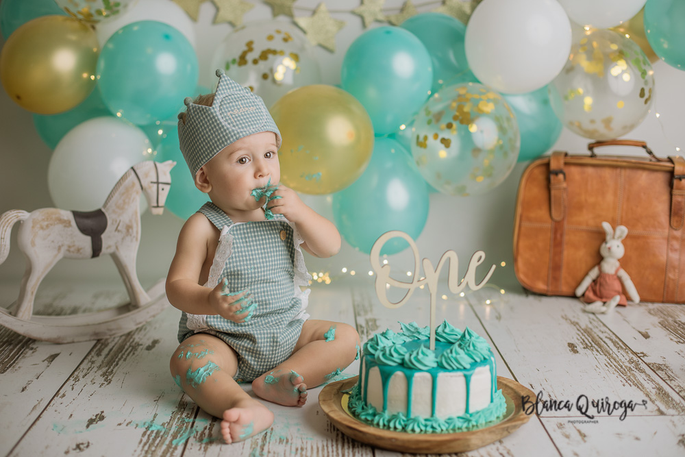 Blanca Quiroga. Fotografia 1º Cumpleaños estudio Sevilla