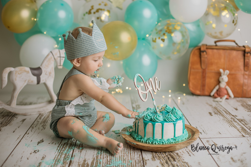 Blanca Quiroga. Fotografia 1º Cumpleaños estudio Sevilla