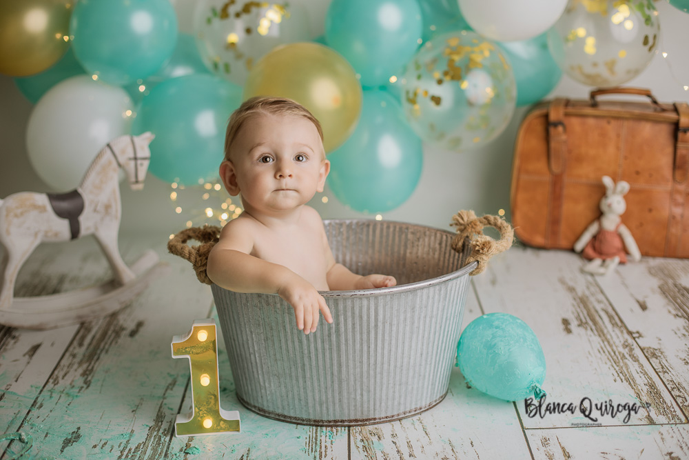 Blanca Quiroga. Fotografia 1º Cumpleaños estudio Sevilla