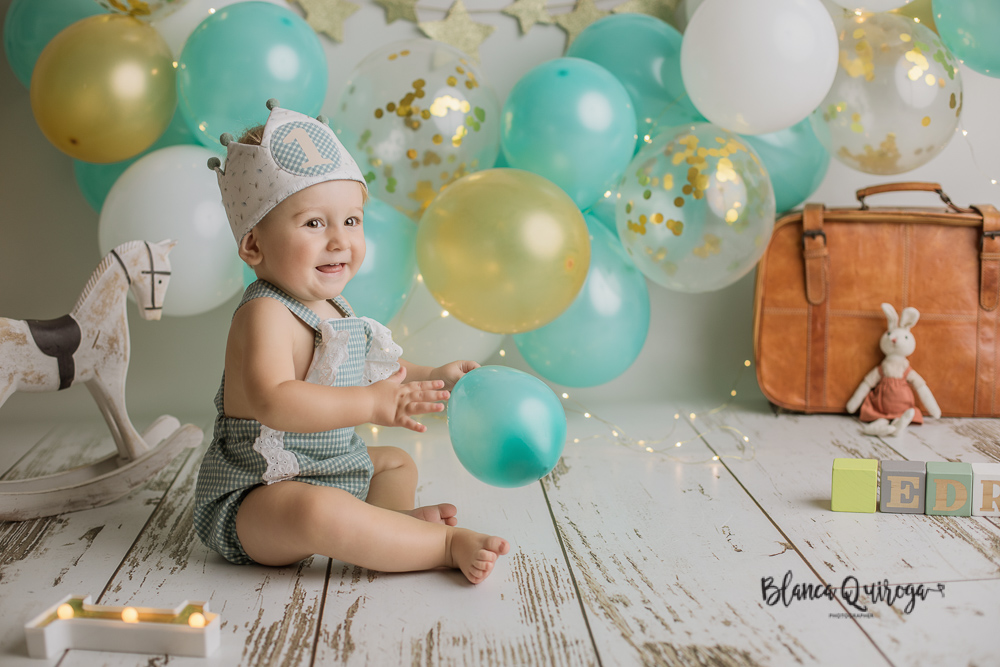 Blanca Quiroga. Fotografia 1º Cumpleaños estudio Sevilla