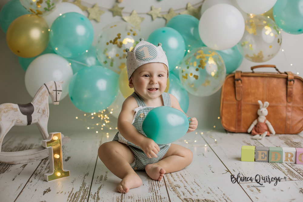 Blanca Quiroga. Fotografia 1º Cumpleaños estudio Sevilla