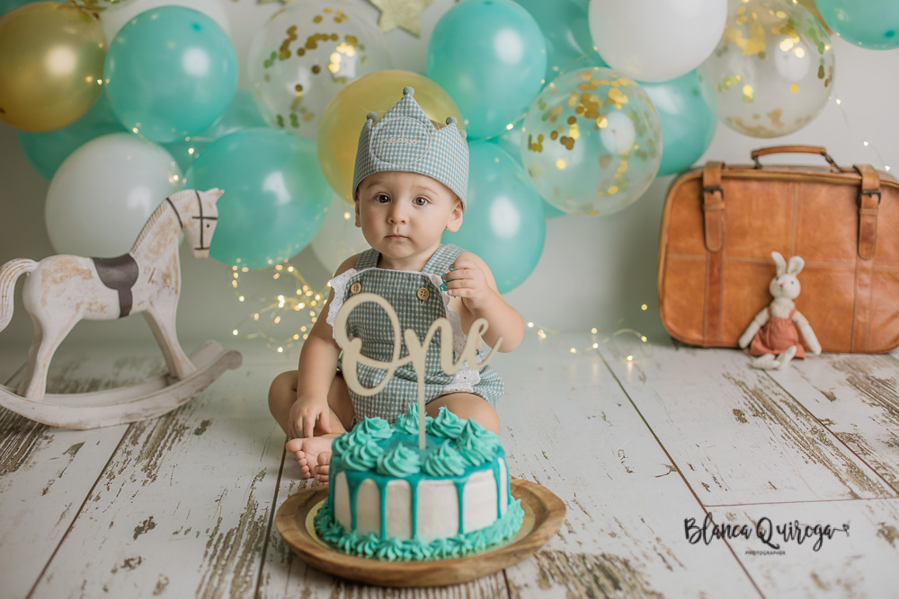 Blanca Quiroga. Fotografia 1º Cumpleaños estudio Sevilla