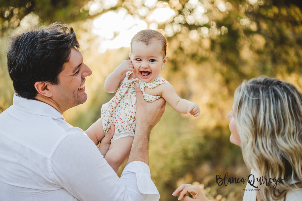 Blanca Quiroga. Fotografía de familia en la playa. Huelva.