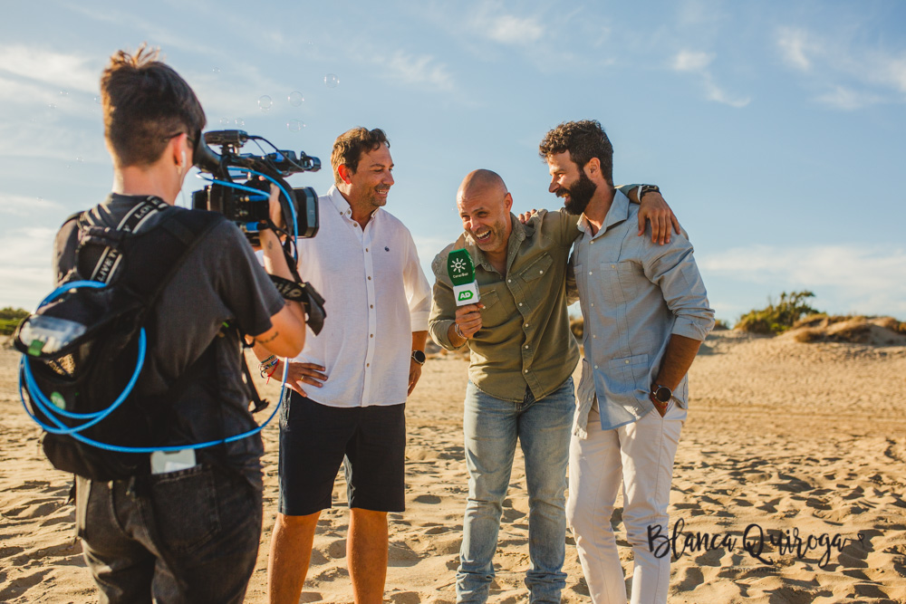 Blanca Quiroga. Fotografía en la playa Andalucia Directo.