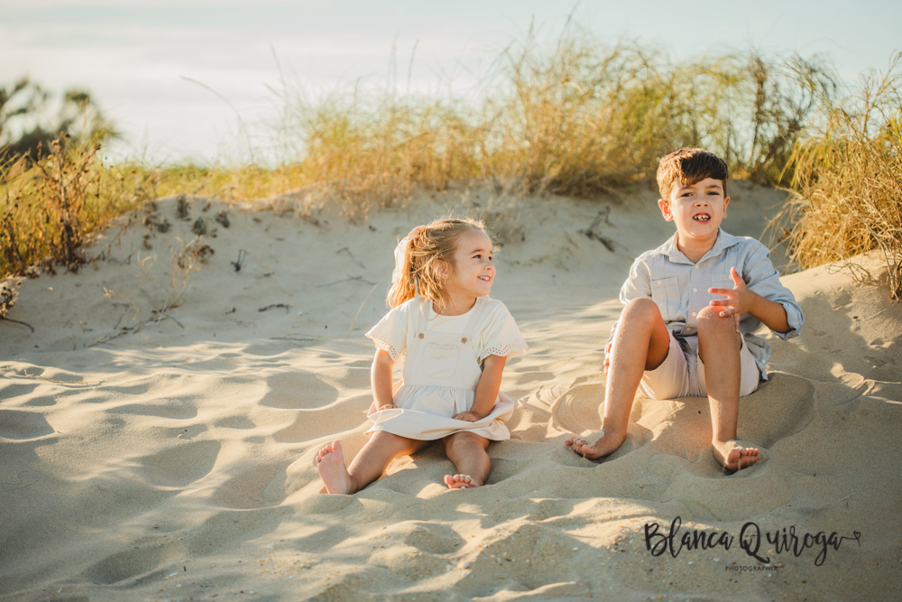 Blanca Quiroga. Fotografía en la playa Andalucia Directo.