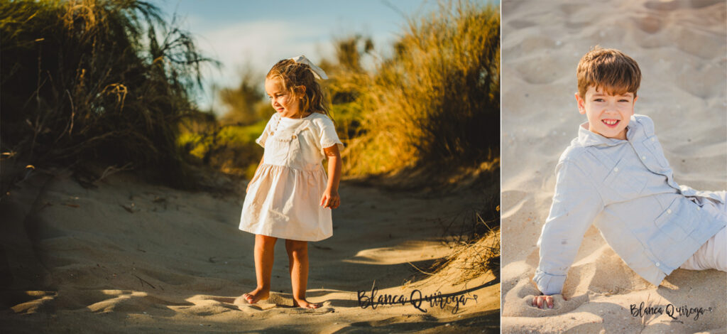 Blanca Quiroga. Fotografía en la playa Andalucia Directo.