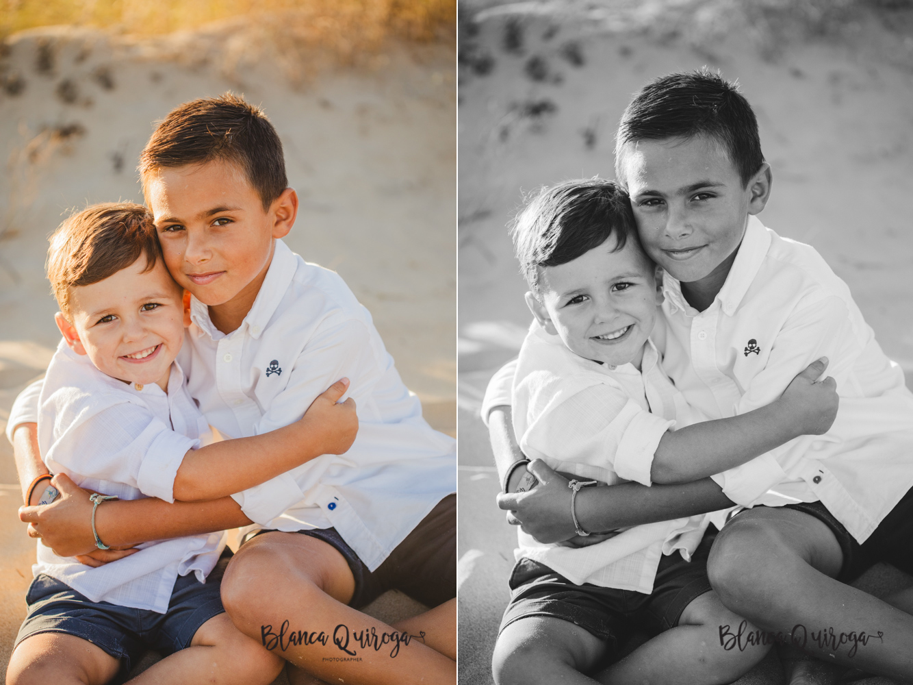 Blanca Quiroga. Fotografía en la playa Andalucia Directo.