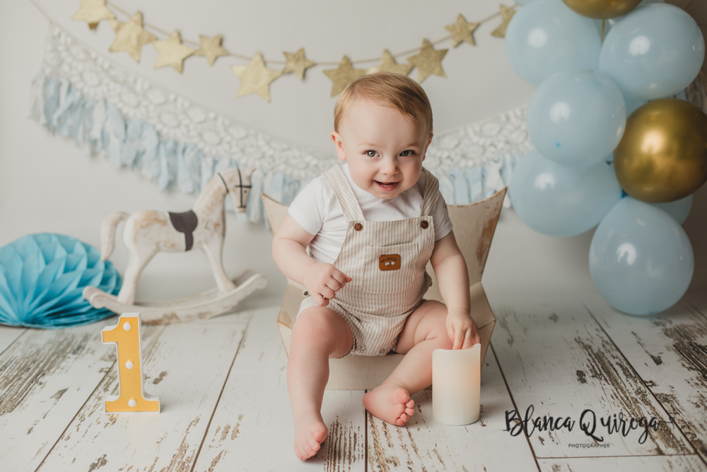 Blanca Quiroga. Fotografía 1 cumpleaños estudio en Sevilla
