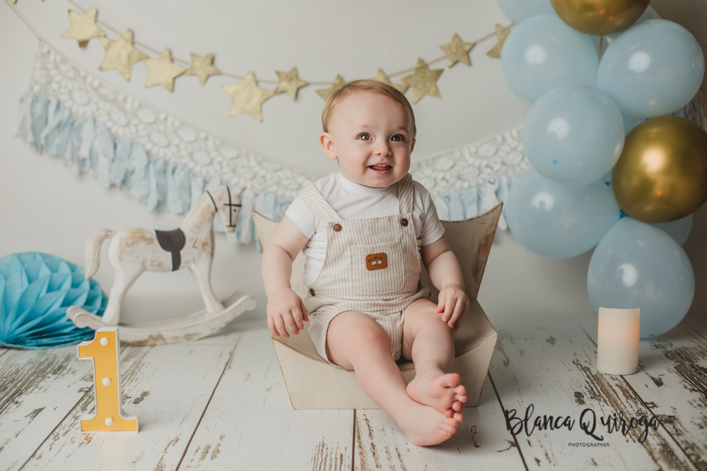 Blanca Quiroga. Fotografía 1 cumpleaños estudio en Sevilla