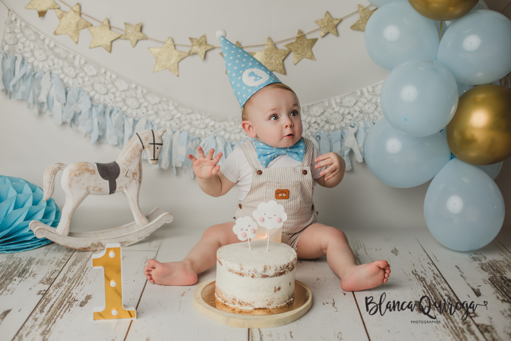 Blanca Quiroga. Fotografía 1 cumpleaños estudio en Sevilla