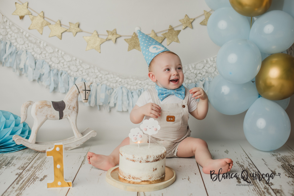 Blanca Quiroga. Fotografía 1 cumpleaños estudio en Sevilla