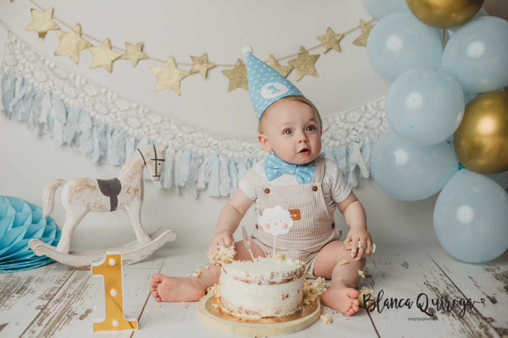 Blanca Quiroga. Fotografía 1 cumpleaños estudio en Sevilla