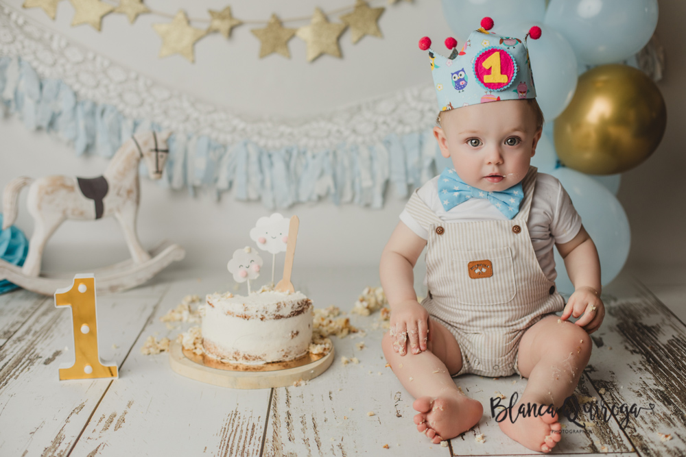 Blanca Quiroga. Fotografía 1 cumpleaños estudio en Sevilla
