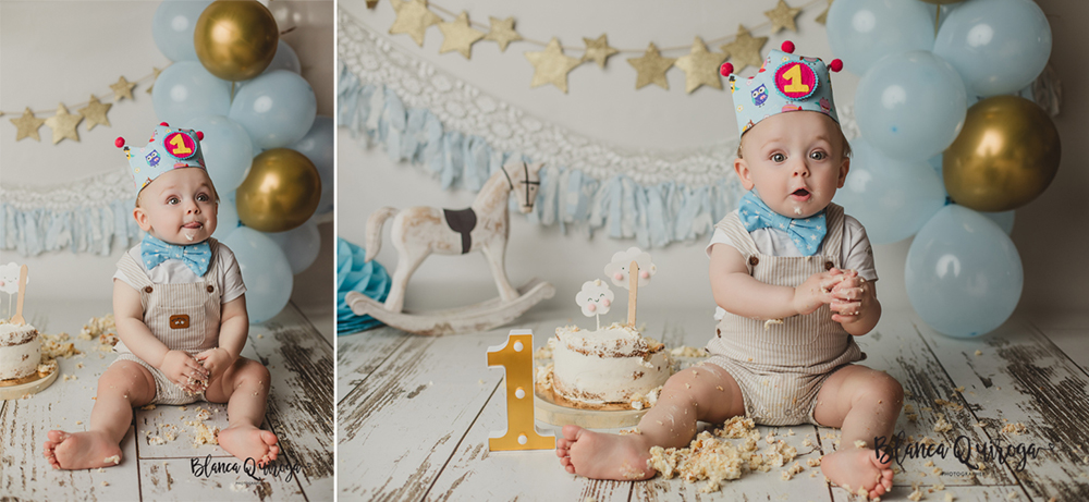 Blanca Quiroga. Fotografía 1 cumpleaños estudio en Sevilla