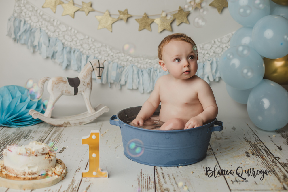 Blanca Quiroga. Fotografía 1 cumpleaños estudio en Sevilla