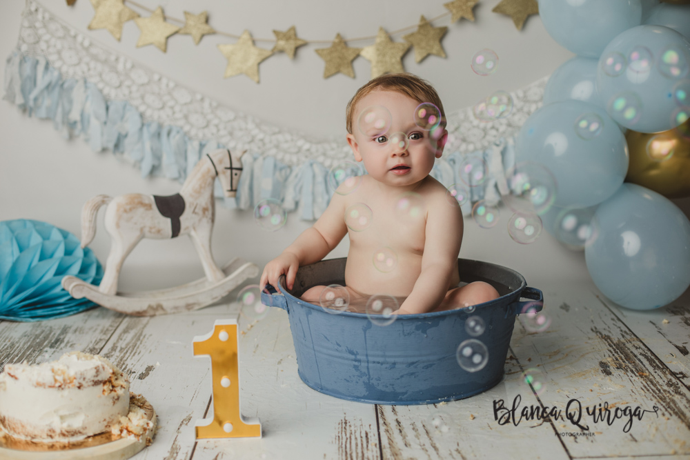 Blanca Quiroga. Fotografía 1 cumpleaños estudio en Sevilla