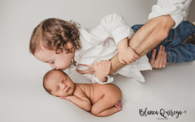 Fotografía de recién nacido en Sevilla. Newborn 9 días.