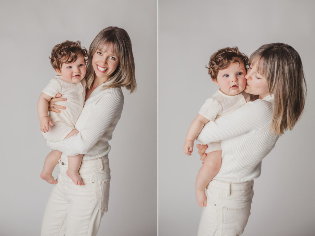 BlancaQuiroga. Fotografía seguimiento 1º año bebé en estudio en Sevilla