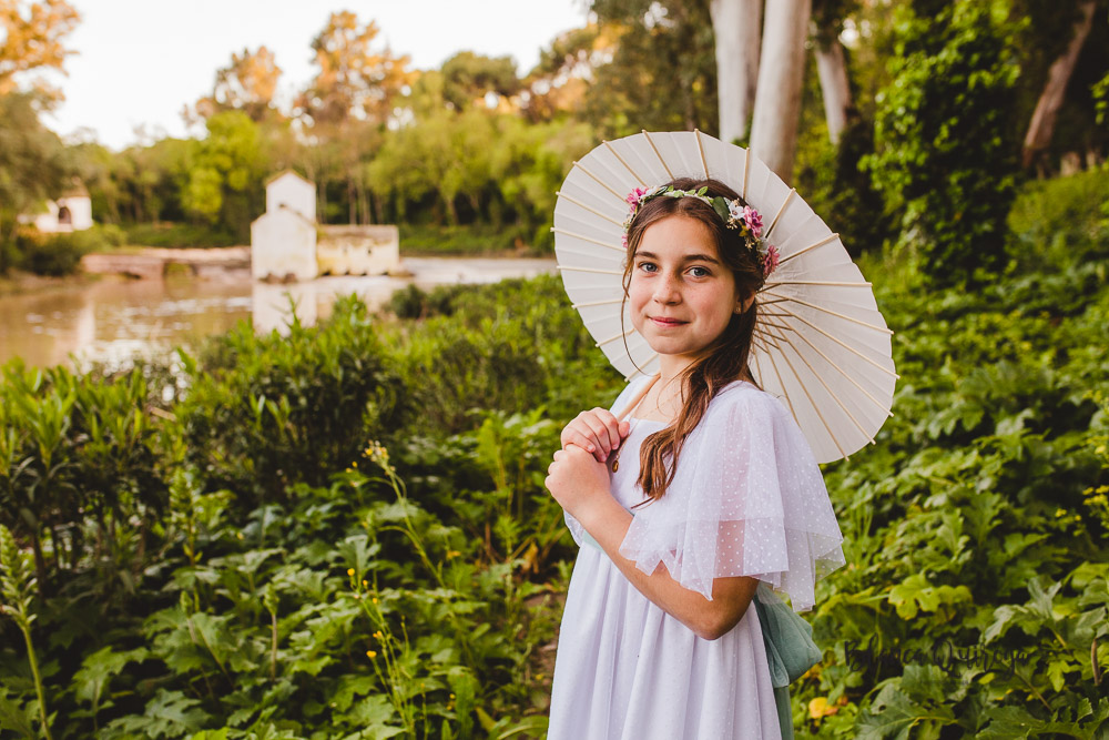 Blanca Quiroga. Fotografía comunión parque Oromana. Sevilla