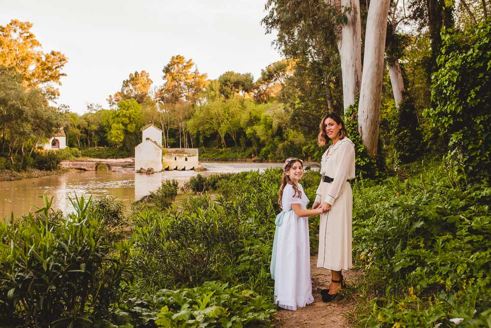 Blanca Quiroga. Fotografía comunión parque Oromana. Sevilla