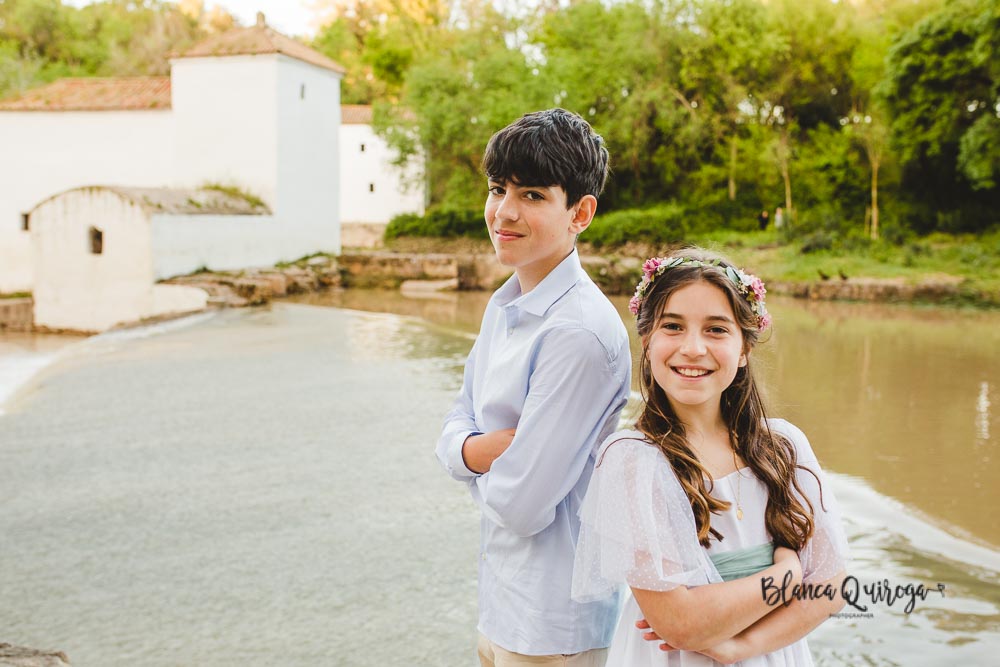 Blanca Quiroga. Fotografía comunión parque Oromana. Sevilla