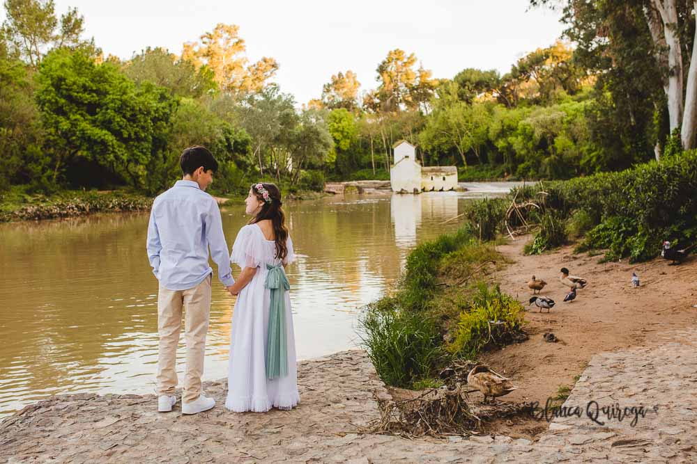 Blanca Quiroga. Fotografía comunión parque Oromana. Sevilla