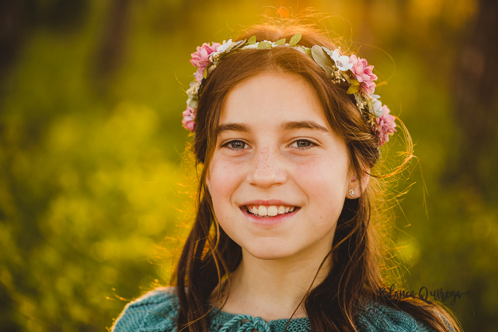 Blanca Quiroga. Fotografía comunión parque Oromana. Sevilla