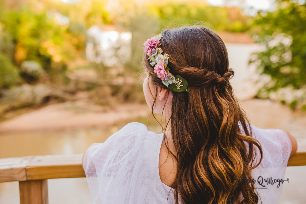 Blanca Quiroga. Fotografía comunión parque Oromana. Sevilla
