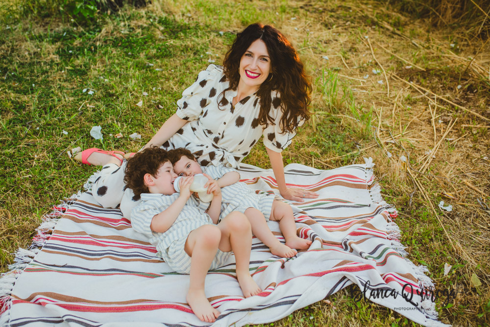 Blanca Quiroga. Fotografía familia exteriores Sevilla