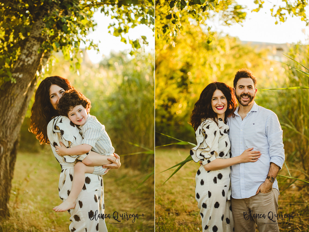 Blanca Quiroga. Fotografía familia exteriores Sevilla